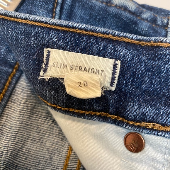 Madewell womens slim straight jeans size 28 - Picture 3 of 3